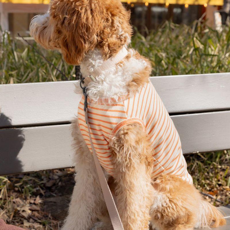 UBUN`TU Daily Stripe Ärmellos Orange