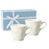 Wedgwood Joyful Holiday Raspberry Mug Pair