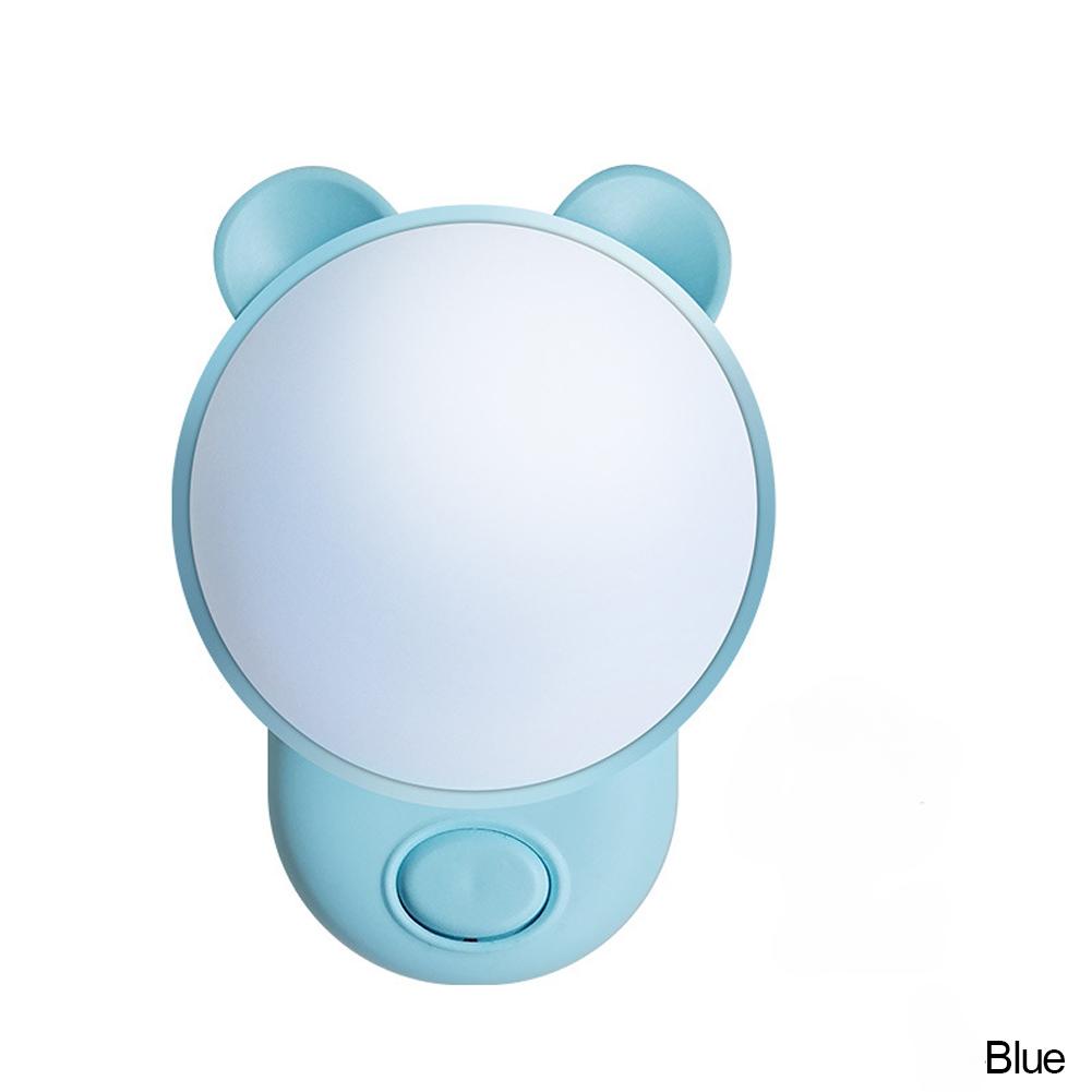 LED Night Light Bedsides Lamp Night Light EU US UK Plug Lamp Gift For Home Bedroom Kitchen Children Corridor Cute Night Lamp