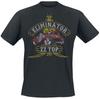 ZZ Top Eliminator Hot Rod Tee, Rock T-Shirt with Vintage Car & Band Logo Crest Print, Rock Fan Merch