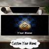 Custom Name Mouse Pad Golden Club Atletico Emblem Mouse Pad, Gaming Mouse Pad, Keyboard Pad, Desk Decor for Computer Notebook Fan Birthday Gift