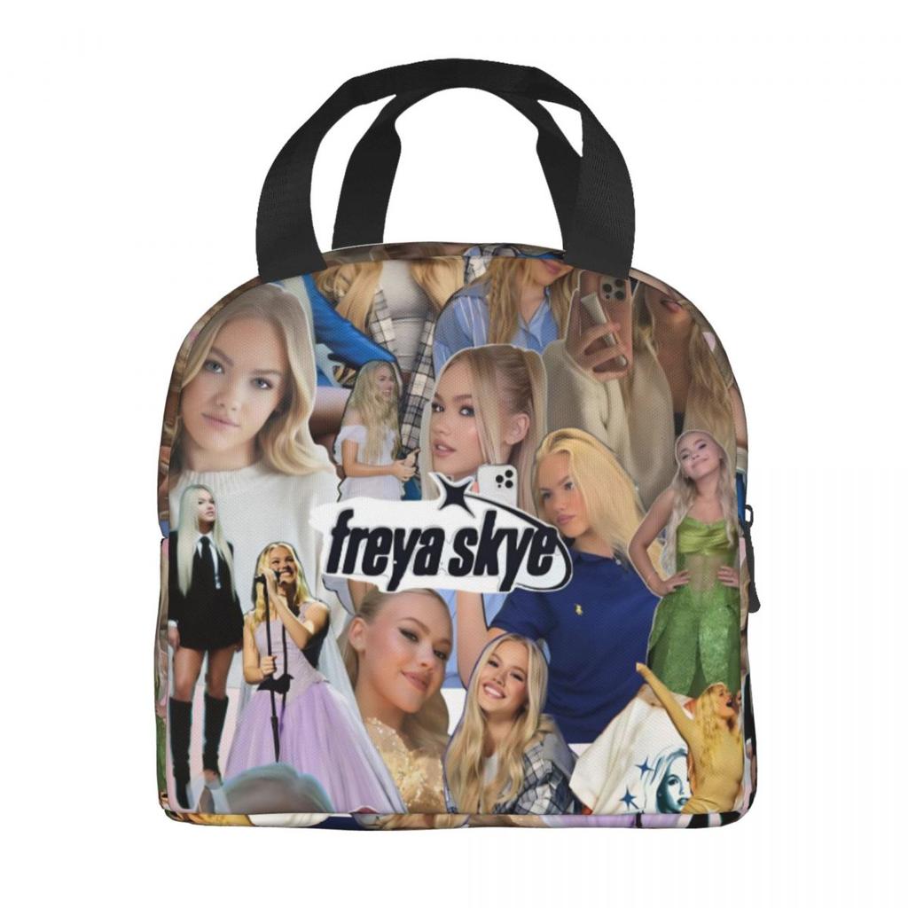 Freya Skye Singer Tour 2026 Thermal Insulated Lunch Bag for Travel Portable Food Container Bags Cooler Thermal Lunch Boxes