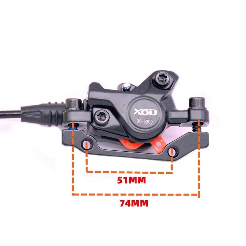 XOD SM plug Electric Bicycle MTB Hydraulic Disc Brake Power Off Oil Disc Brake Of Bicycle Brake Caliper Part