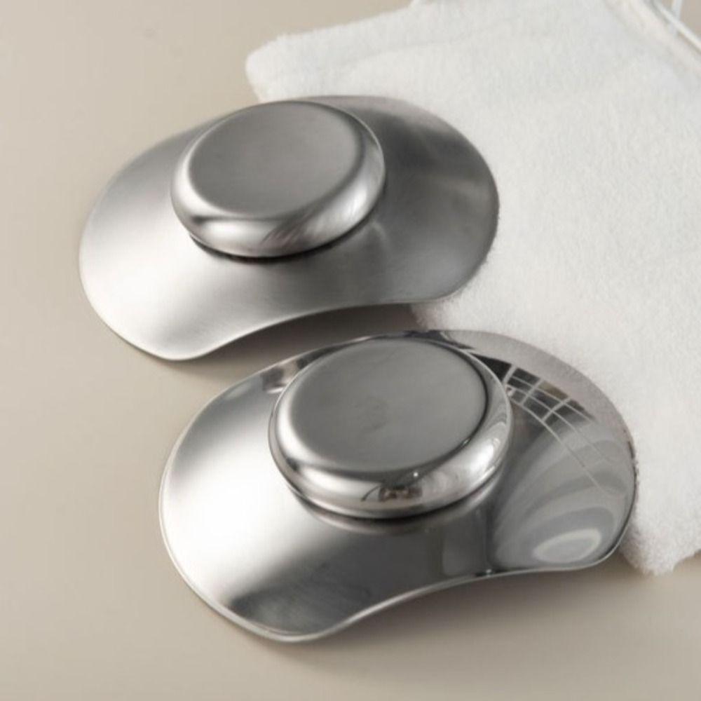 304 Stainless Steel Soap Case Holder Flying  Dish Soap Drain Holder Accessories Soap Dish  Toilet
