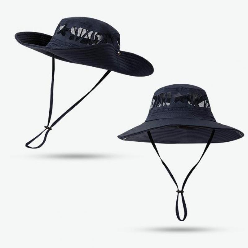 Summer Hats For Men Women Unisex Cowboy Hat Big Brim Fishing Hat Outdoor Fisherman Cap Sunscreen Mountaineering Hiking Sun Hat