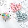 10 selv små kjærlighetssilikon håndlaget såpekakeform DIY sjokoladeform bakeform isristform