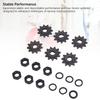 25H Chain Motor Sprocket 10mm Inner Diameter High Strength Metal Motor Sprocket with D Hole Nut and Spring