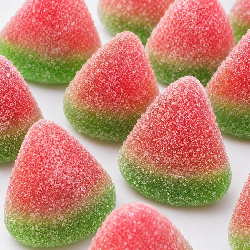 Lotte Vannmelon Smak Myke Godterier 56g