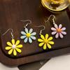 High-End Floral Earrings: Forest-style Daisy & Sunflower Design for Women