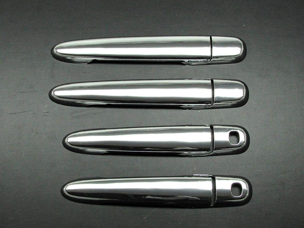 BRIGHTZ Chrome Door Handle Covers and Knobs for Tanto Compatible with and 610 LA600S/LA610S (Part Number TNT600-NOBU-FS-AD0AE2FD2FH0) - LA600, LA610,