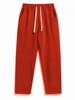 Europäische & Amerikanische Damen Plus Samt Locker Hohe Taille Einfarbig Jogginghose - Herbst/Winter Kollektion 2025