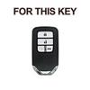 For Honda Accord Civic Pilot CR-V HRV Zinc Alloy Car Remote Key Cover Fob Case*1