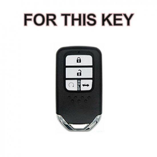For Honda Accord Civic Pilot CR-V HRV Zinc Alloy Car Remote Key Cover Fob Case*1