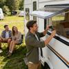 Wohnwagen Fensterverschluss Wohnmobil Sicherheitsstopper Kindersicherer Lüftungsklappenverschluss für Reisen Familien-Roadtrips Camping Heckklappen-Partys Outdoor
