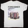 Retro 1977 Foreigner Band Shirt Korte Mouw Wit Unisex S-2345XL Unisex T-shirt