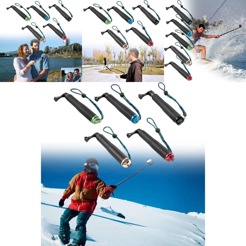 Premium 19 Inch Aluminum Gopro Selfie Stick With Versatile Adjustable Features