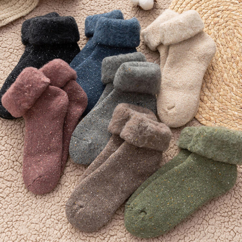 Wool Socks, Winter Women's Warm and Cold Socks, Thick Sleeping Socks for Pregnant Women