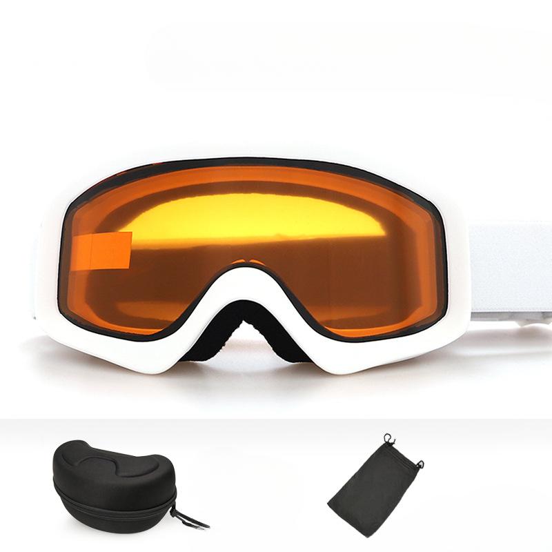 New Professional Ski Goggles Double Anti Fog Large Cylindrical Lens Snow Glasses for Adults