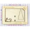 Cesky Terrier, Czech Terrier, Bohemian Terrier – Photo frame, engraved wooden frame | Art-Dog
