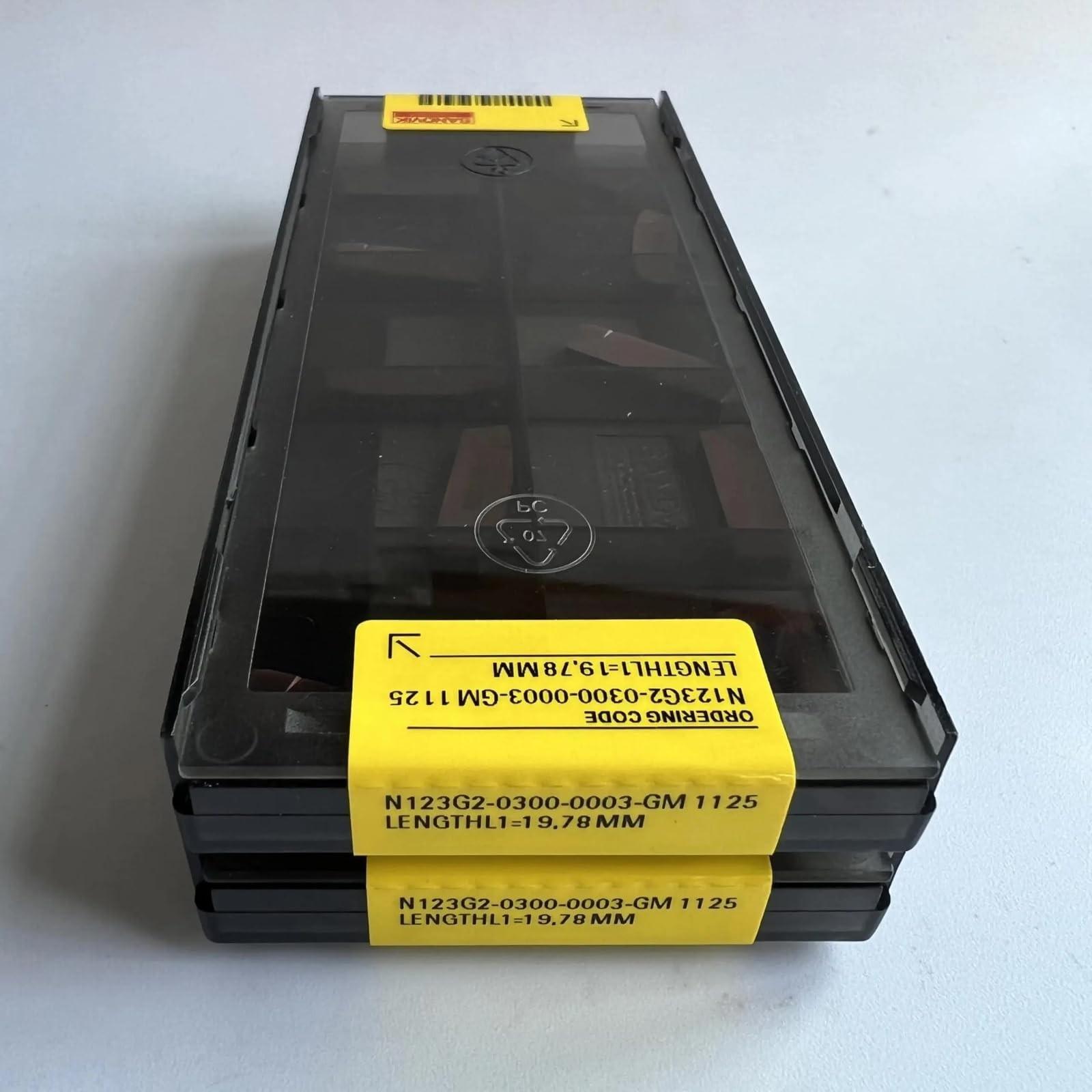 

Original Sandvik / N123G2-0300-0003-GM 1125 /Carbide CNC Blade 10 PCS