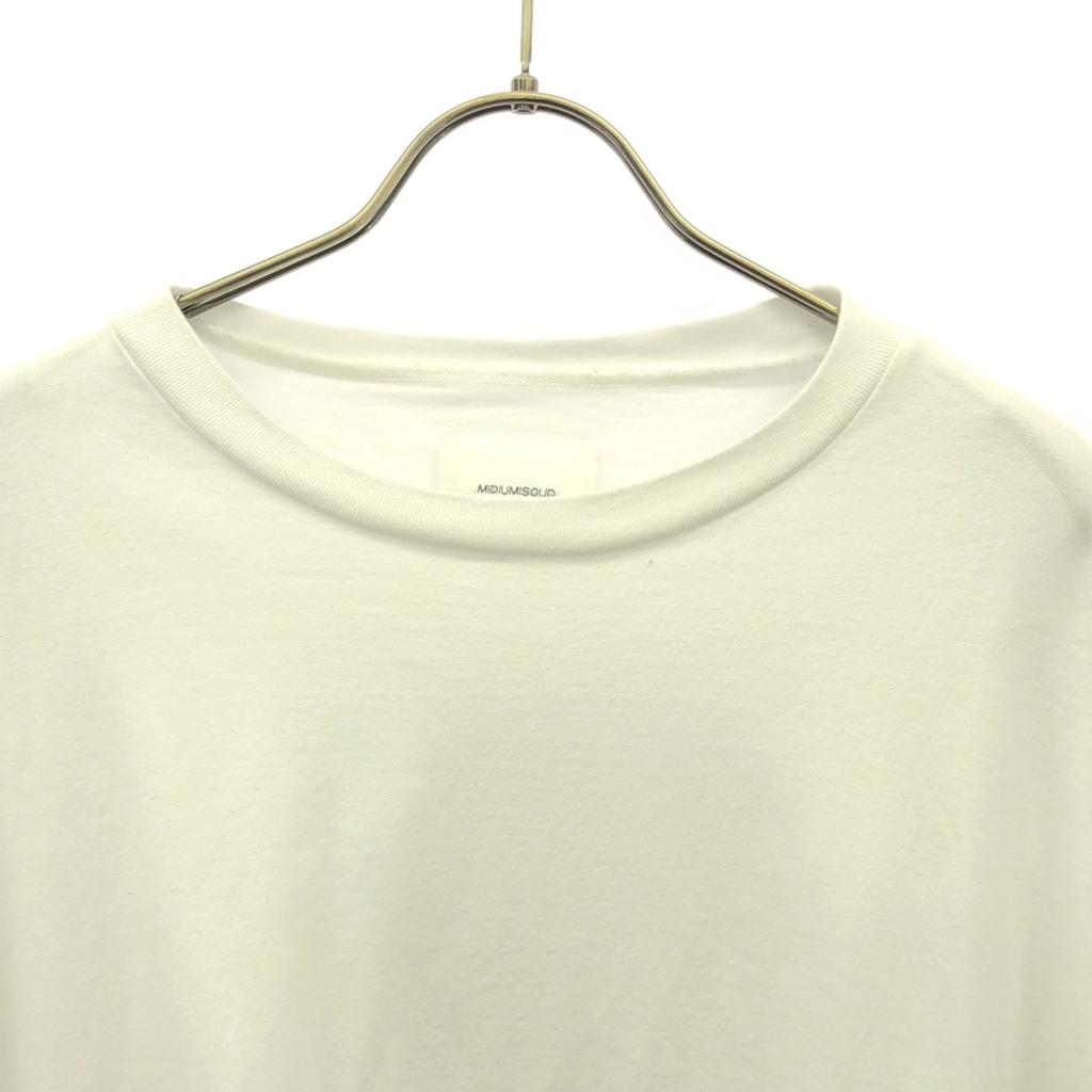 MIDIUMISOLID Made In Japan Short Sleeve T-shirt White Men's Used