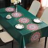 National Color And Natural Fragrance Tablecloth Waterproof And Oil-Proof Leave-In Chinese Classical Pvc Tablecloth Dining Table Mat