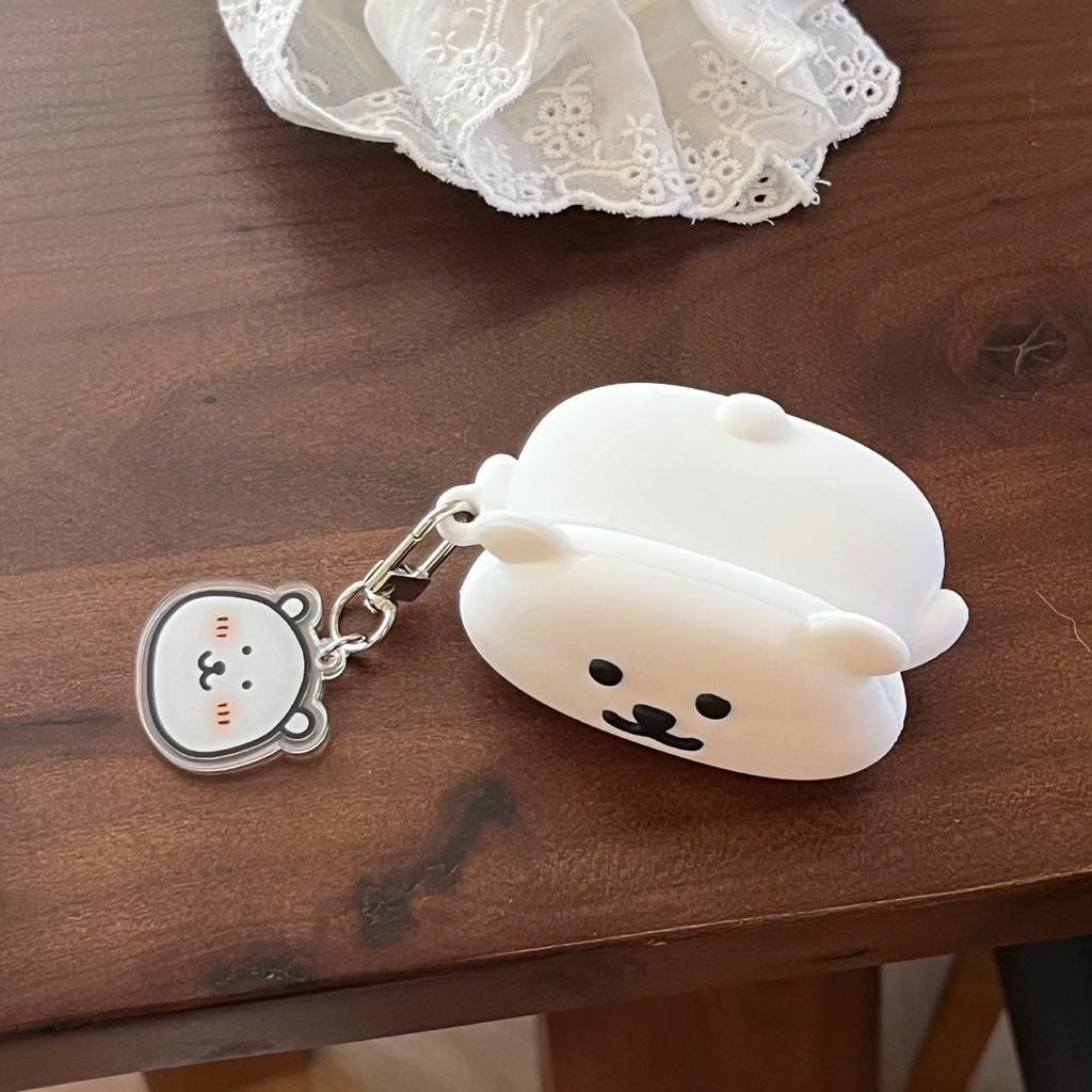 Cute and relaxed bear AirPods pro1 apple bluetooth headset case 1/1 generation cartoon protective case