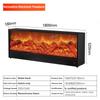 LED Simulation Flame European Style Electric Fireplace Embedded Decorative Cabinet Home Heater Hotel 4D Electronic Fireplace