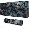 Cool Gun parts assembly Mouse Pad Office Large Desk Mat Computer Laptop Keyboard Pads Gaming Mousepad Non-Slip Cushion 900X400