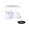 6Pcs Miniature Cats Figurines Resin Animal Ornaments For Desktop Shelf and Computer Monitor Car Dashboard Displays