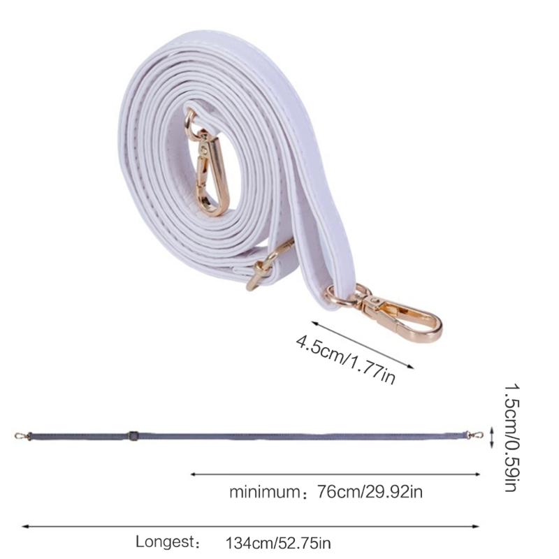 PU Leer-Tasriem Stijlvolle Brede Schouderriem Vervangingsriem 140cm Tasaccessoires voor Handtas Crossbodytassen
