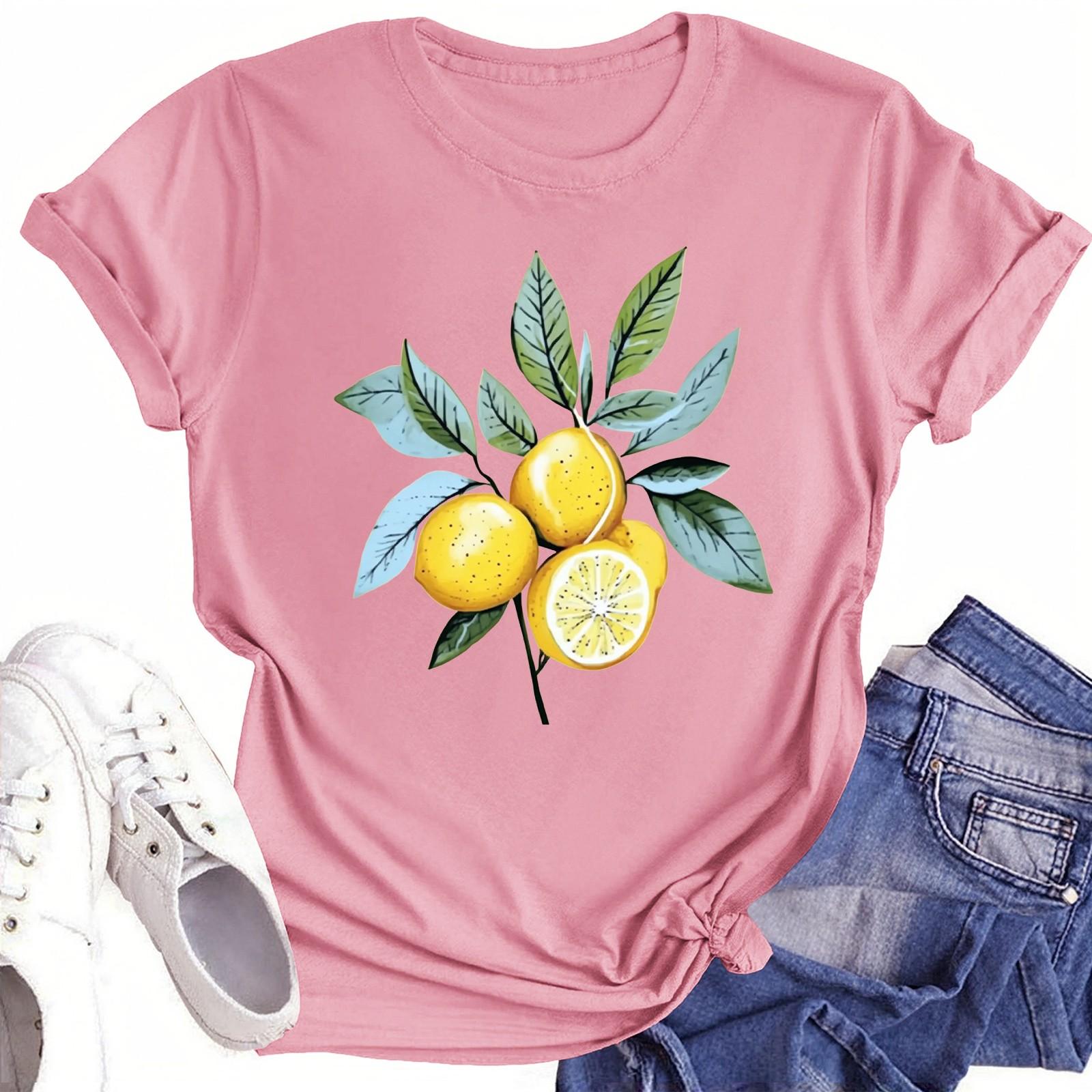 

Toddler Girl Boy T-Shirts Kids Top Boys And Girls Printed Short Sleeved T-shirt 1-12Y 100 рожевий