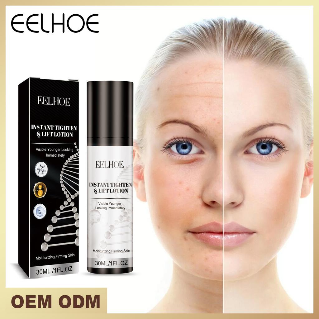 EELHOE Vitamin C Pore Shrink Face Serum Hyaluronic Acid Moisturizing Nourish Smooth Pores Repair Essence Firm Korean Cosmetics