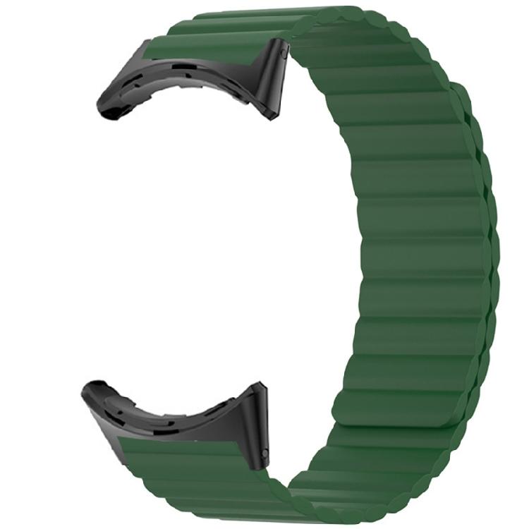 Fashion Magnetic Wristband for Pixel Smartwatch Silica Bracelet Strap Watchband армия зеленый