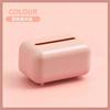 Simple Stylish Plastic Tissue Box Square Tissues Container Car Napkins Holder Case Home Organizer Kitchen Storage Holder Tools