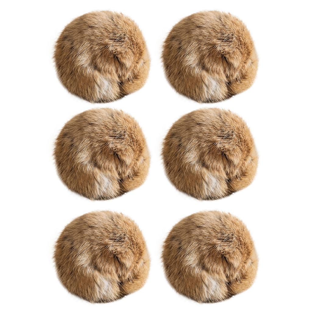 Plush Cat Toy Rabbit Fur Ball Rabbit Fur Playful Cat Fur Ball Rich And Pleasant Pet Scent Sniffing Cat Rabbit Fur Ball Toys