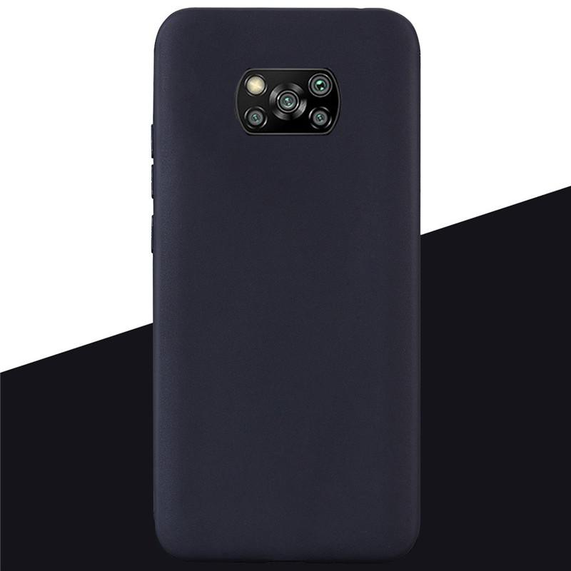 Silikonhüllen für Xiaomi POCO X3 Pro X3 NFC Stoßfeste Weiche Abdeckung Caqa