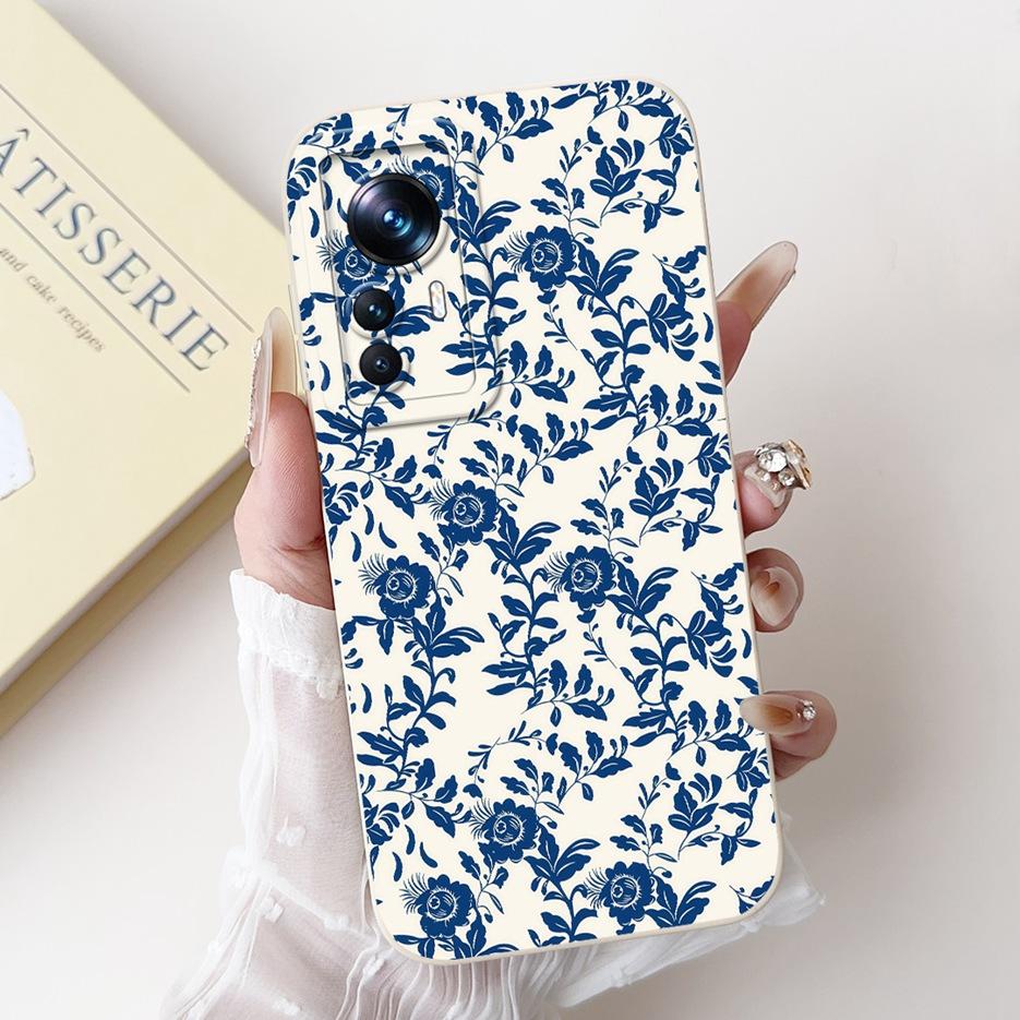 For Xiaomi 12T Pro Case Cute Cartoon Fashion Painted Cover Soft Silicone Phone Case For Xiaomi Mi 12T Pro Mi12T 5G Fundas Bumper