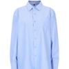 Shop   Women S Collar Neck Standard Fit Oxford Long Sleeve Shirt White Int Wbl  