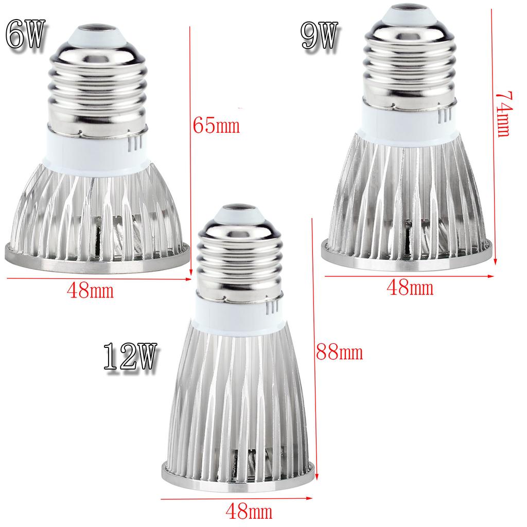 Dimmable Led Spotlight 6w 9w 12w Decorative Lamp Vintage Spot E27 Energy-saving Lights Bulb Room 3000k/4500k/6500k Light Cob