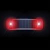 Universal Solar Powered Warning Strobe Light Wireless Vibration Sensor Anti Rear End Signal Lamp For Car Auto Motorcycle