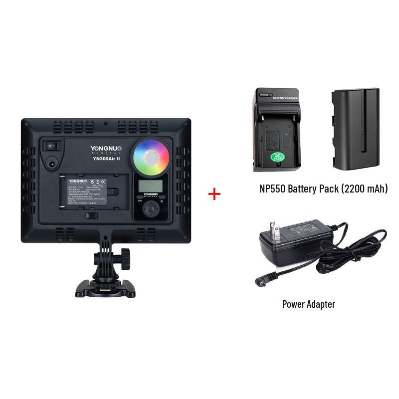 Yongnuo YN300Air II: Thin & Portable RGB LED Photography Light with Adjustable Color Temperature