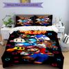 3Pcs Video Game Characters Bedding Set Soft Fabric Duvet Cover Pillowcases Home Christmas Xmas Halloween Gift 1 Duvet Cover 2 Pillowcase N145