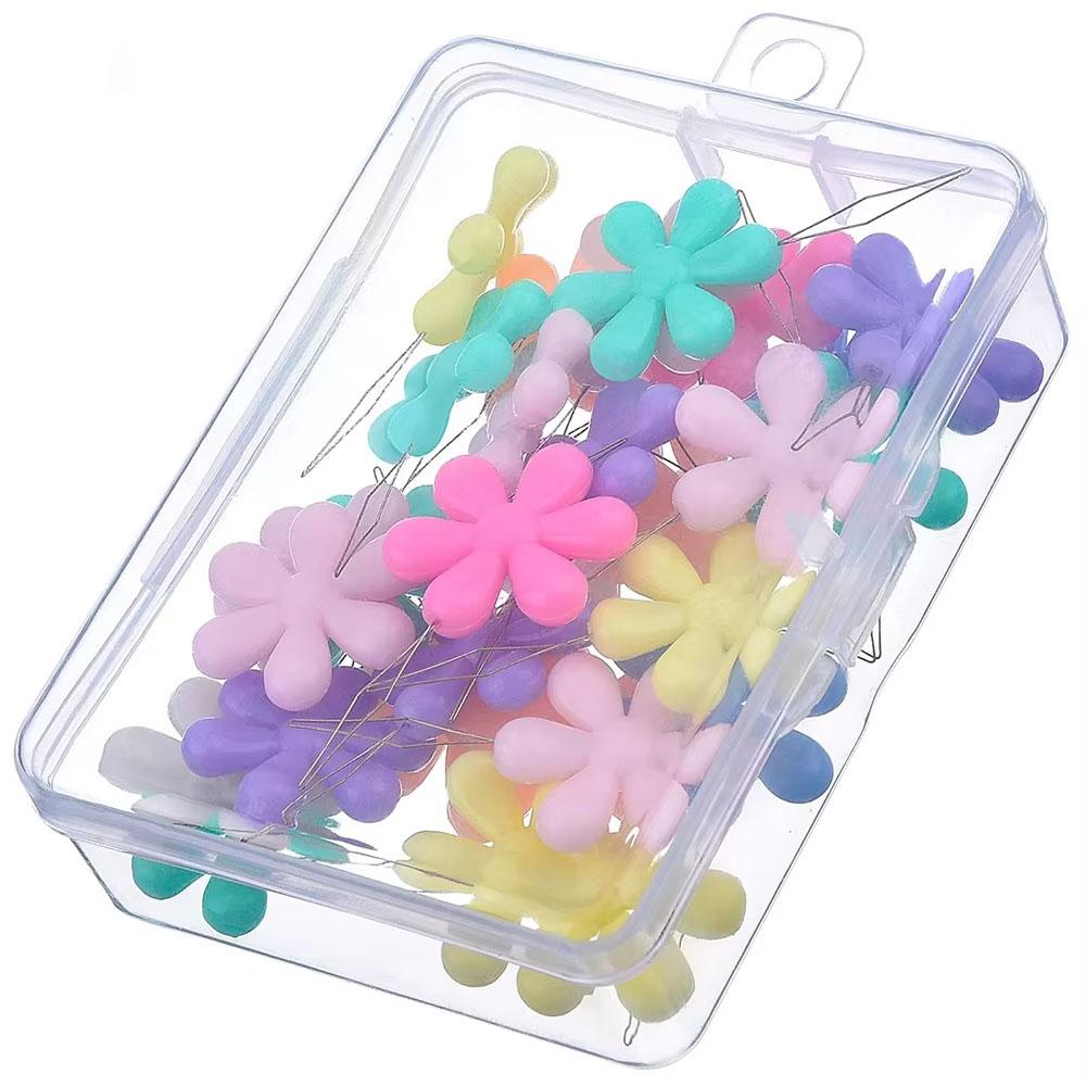

20Pcs Multicolor Flower Shape Wire Loop Needle Threaders for DIY Cross Stitch Embroidery Sewing Needlework Thread Guide Tools