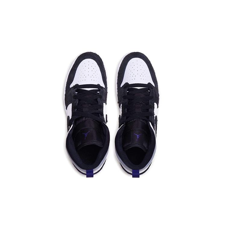 (PS) Air Jordan 1 Mid SE 'Varsity Purple' Kids' BQ6932-105