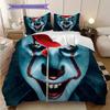 Horror Icons Collage Threepiece Set 1 Duvet Cover 2 Pillowcase Without Core Bedding Set Soft And Comfortable Christmas Birthday Gift