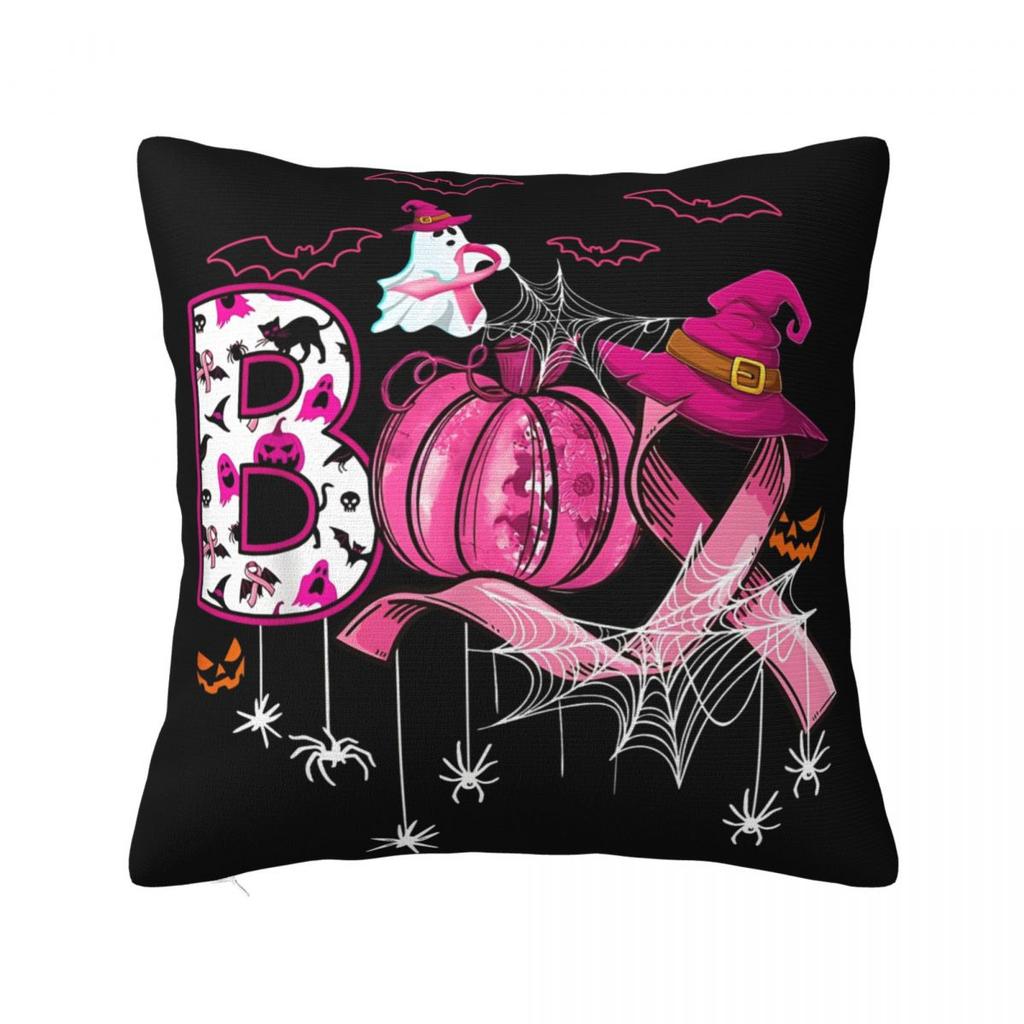 Women Breast Cancer Warrior I Am The Storm Pillow Case Cushion Covers Vintage Decorative Throw Pillow Case Cover for Seat