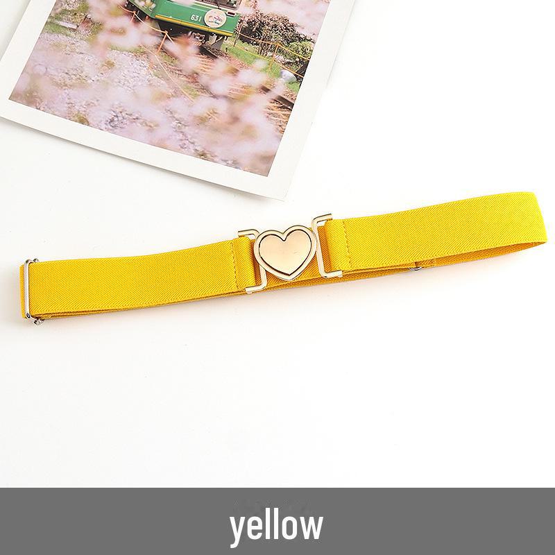 Unisex Adjustable Elastic Braided Canvas Belt with Alloy Buckle