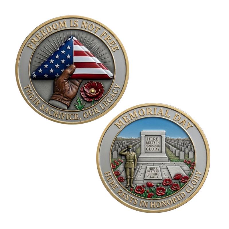 Moneta commemorativa dei soldati caduti dell'esercito americano: Medaglia commemorativa del veterano