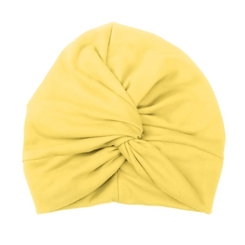 Cute Baby Hat Cotton Soft Turban Knot Summer Hat Newborn Cap For Baby Girls